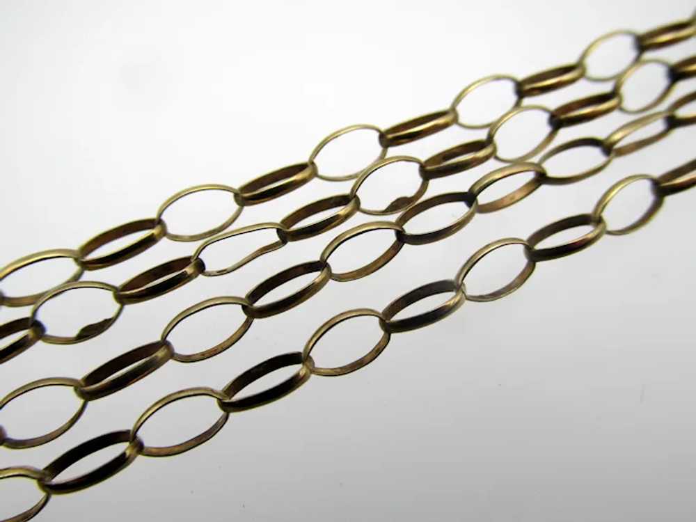 Incredible 9k Gold 9.6ct Amethyst Spinner Fob Bel… - image 5