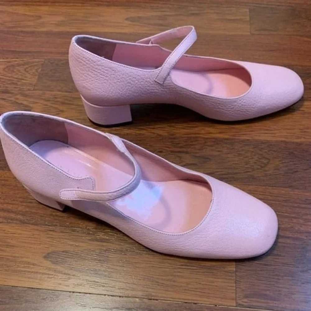 BY FAR Pink Ginny Leather Mary Jane Pumps - image 6