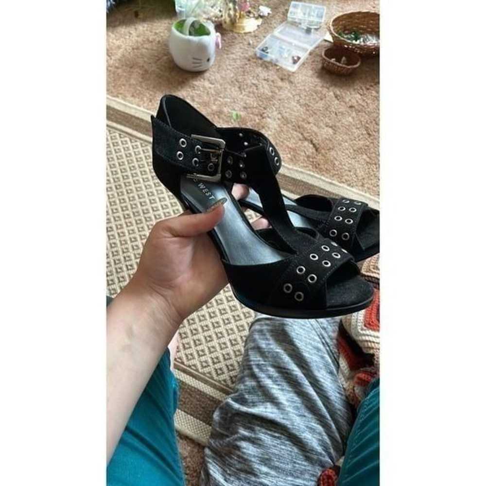 Nine West buckle suede black heels nwot shipping … - image 2