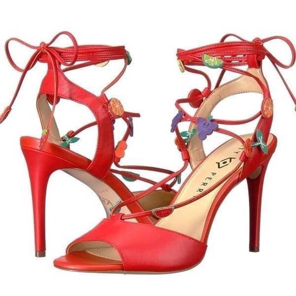 EUC Katy Perry Collections The Carmen Red Strappy… - image 1