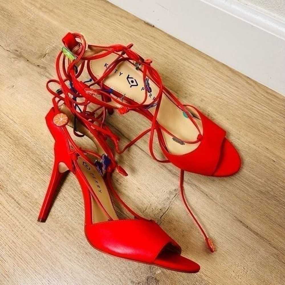 EUC Katy Perry Collections The Carmen Red Strappy… - image 7