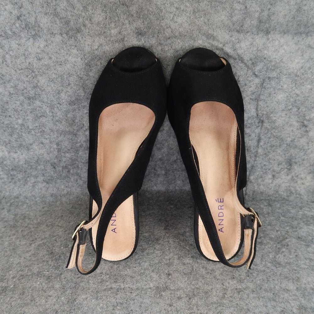 Andre Shoes Women 36 Slingback Platform Wedge Pum… - image 7
