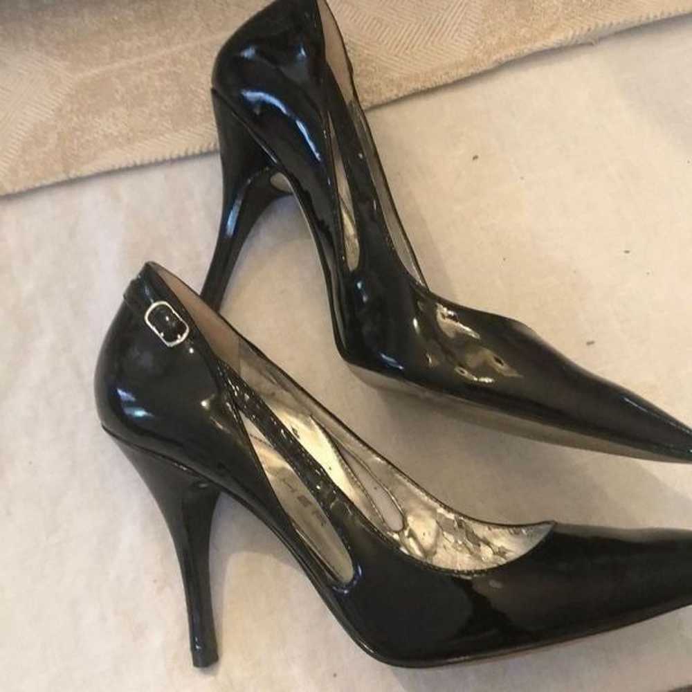 Mark Fisher Black patent leather pumps size 7.5. - image 4