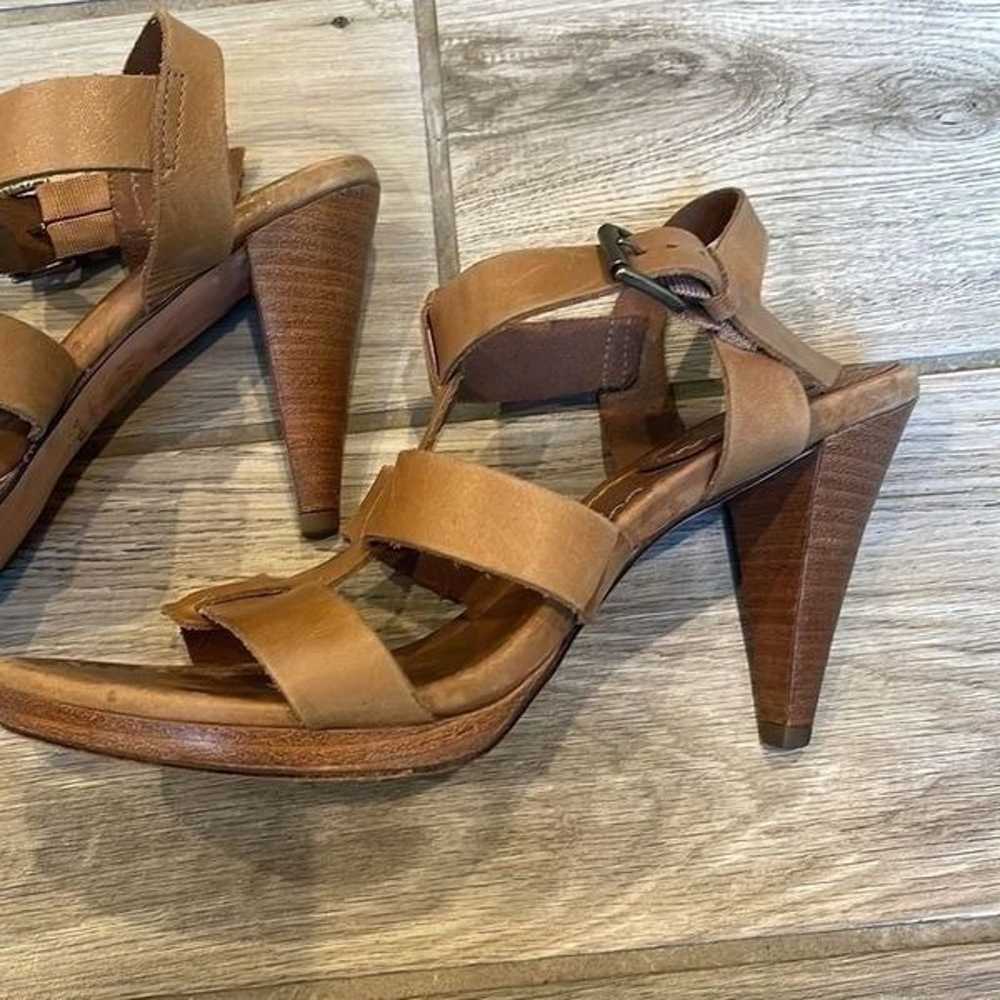 Boden Tan Heeled Sandals Leather - image 3