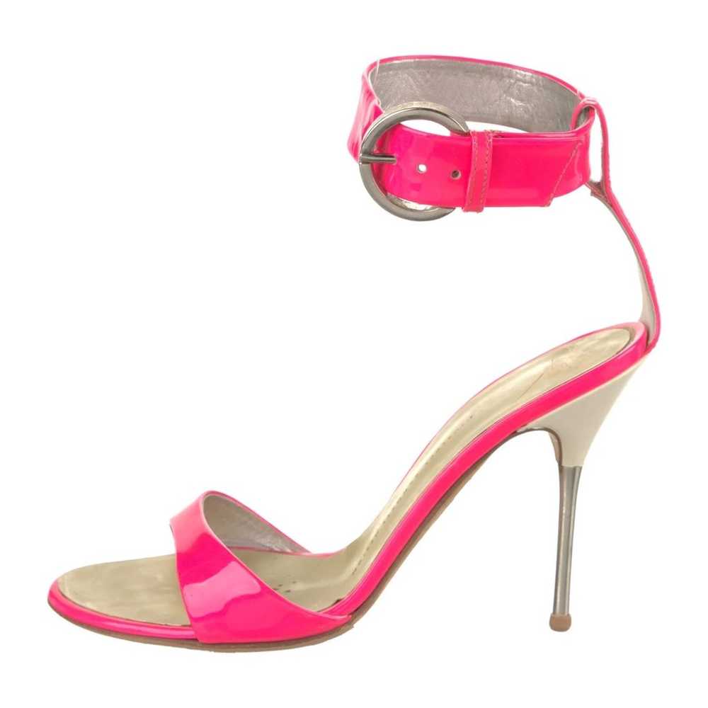 Giuseppe Zanotti Patent Leather Sandals SIZE 10.5 - image 4