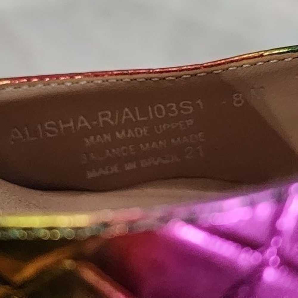 Steve Madden Alisha metallic rainbow snakeskin an… - image 4