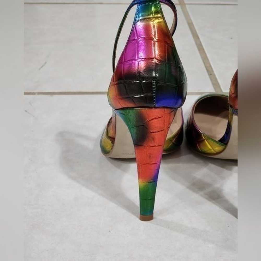 Steve Madden Alisha metallic rainbow snakeskin an… - image 5