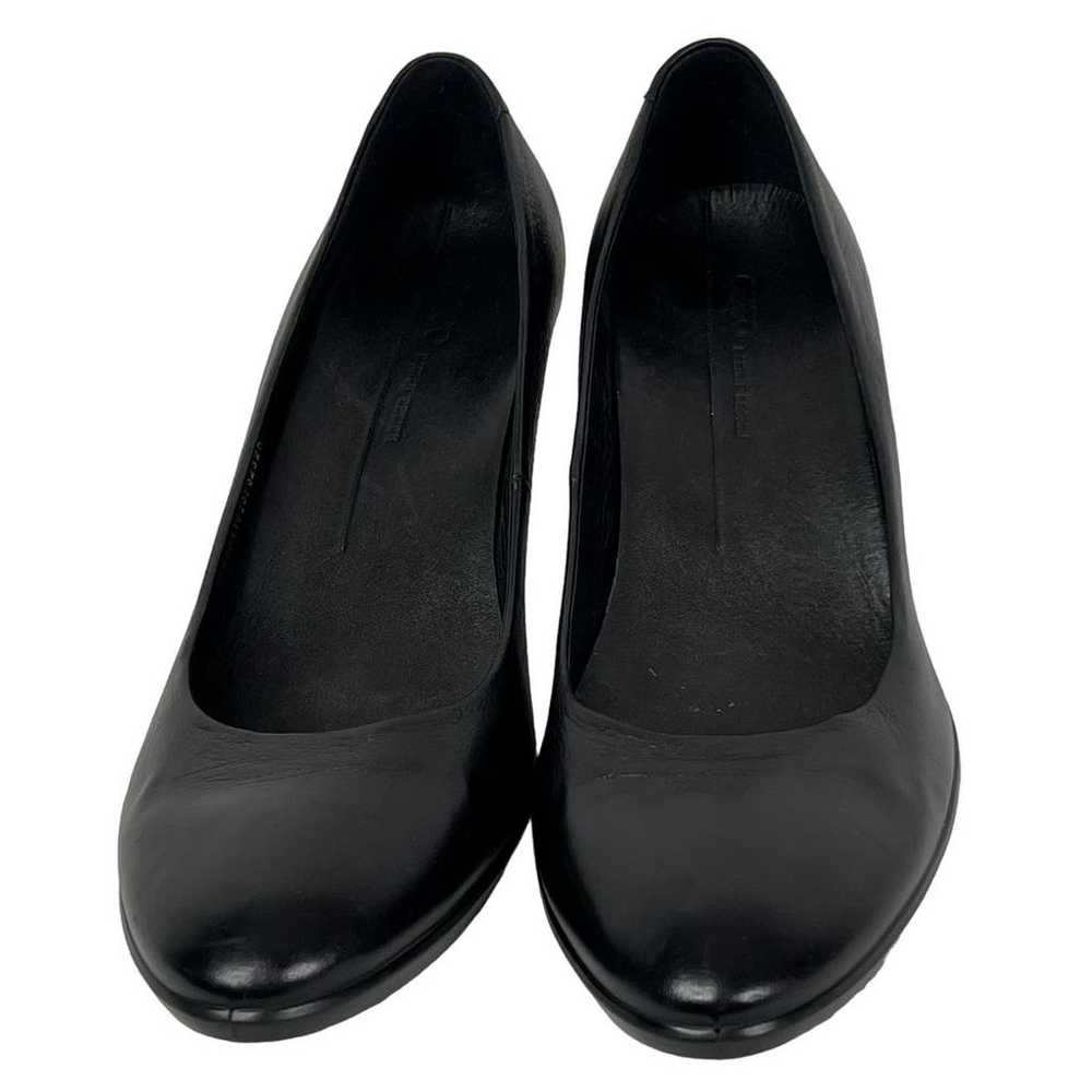 Ecco Women's Classic Black Leather Pumps 3" Heels… - image 2