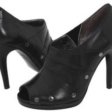 Diane Von Furstenberg DVF nwob black leather stud… - image 1