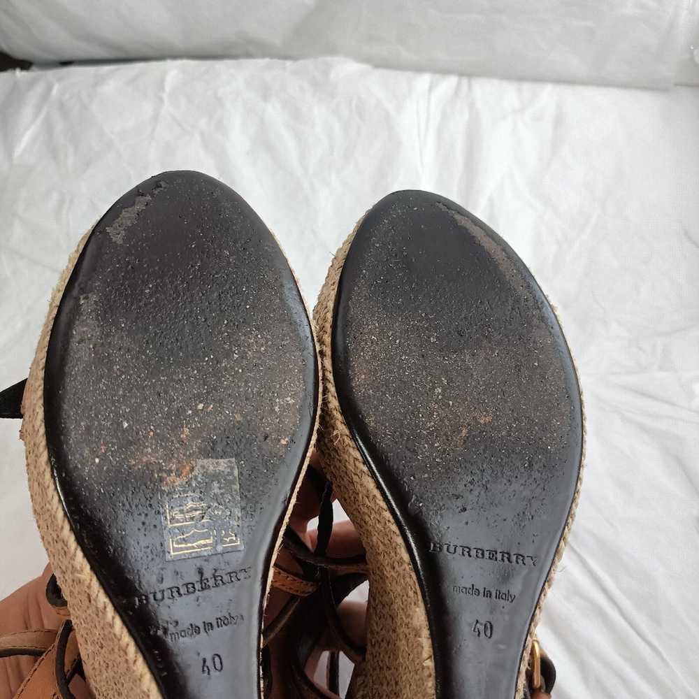 BURBERRY espadrilles platform    size 40 - image 10