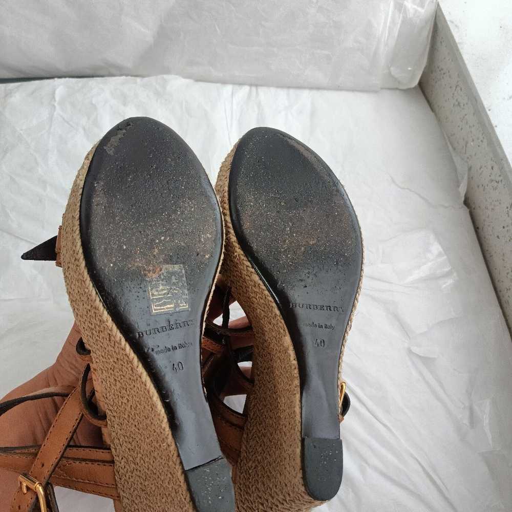 BURBERRY espadrilles platform    size 40 - image 9