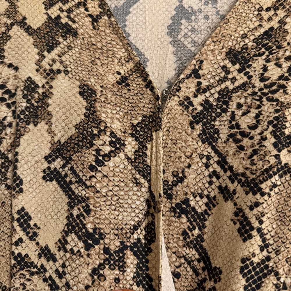 Snake Print Maxi Dress - image 3