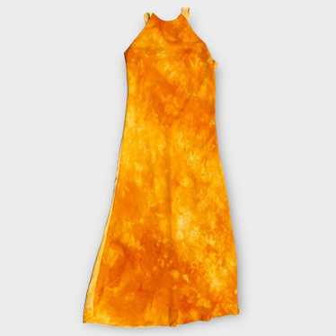 Joseph Ribkoff Yellow And Orange Maxi Dress Women’