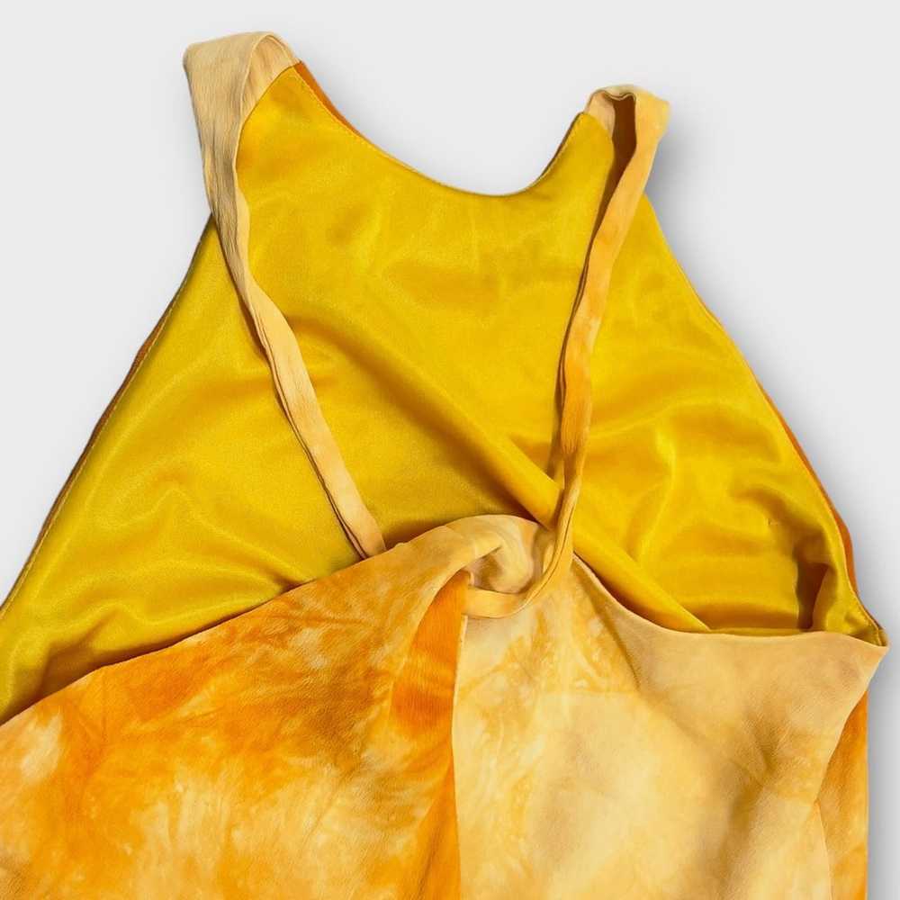 Joseph Ribkoff Yellow And Orange Maxi Dress Women… - image 7