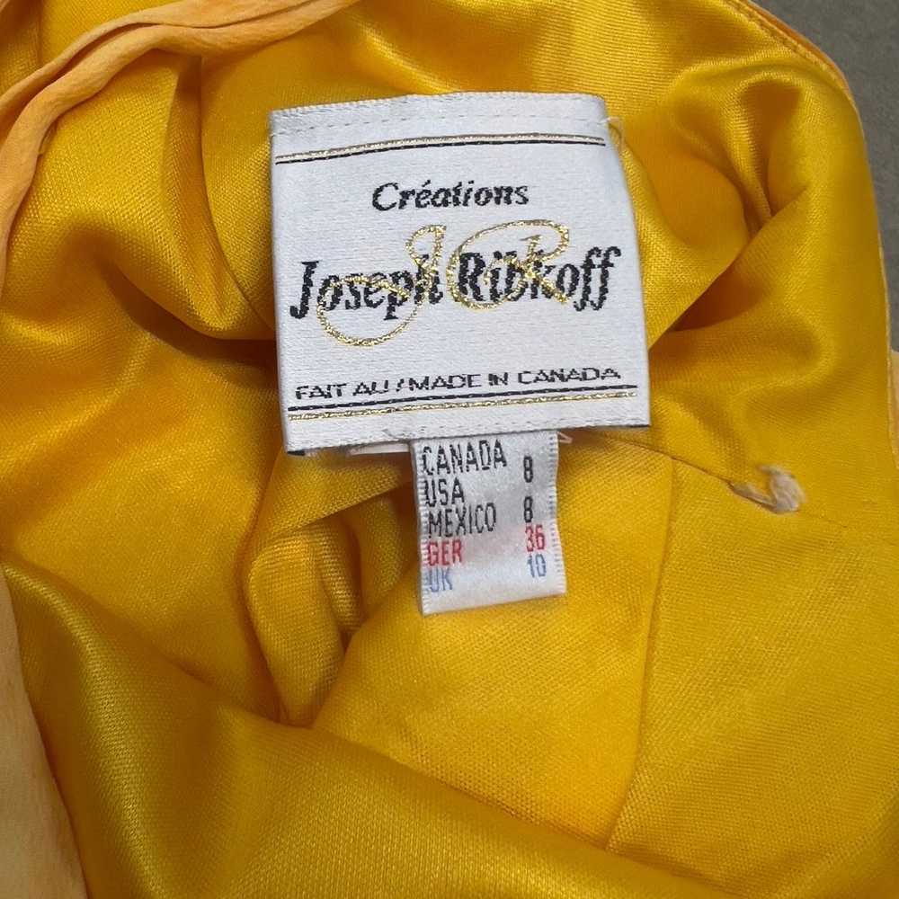 Joseph Ribkoff Yellow And Orange Maxi Dress Women… - image 8