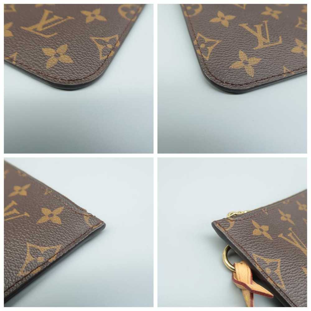 Louis Vuitton Neverfull leather clutch bag - image 11