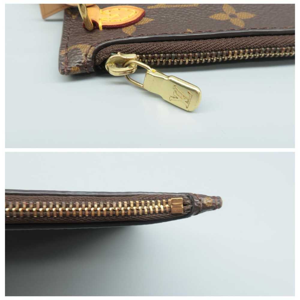 Louis Vuitton Neverfull leather clutch bag - image 12