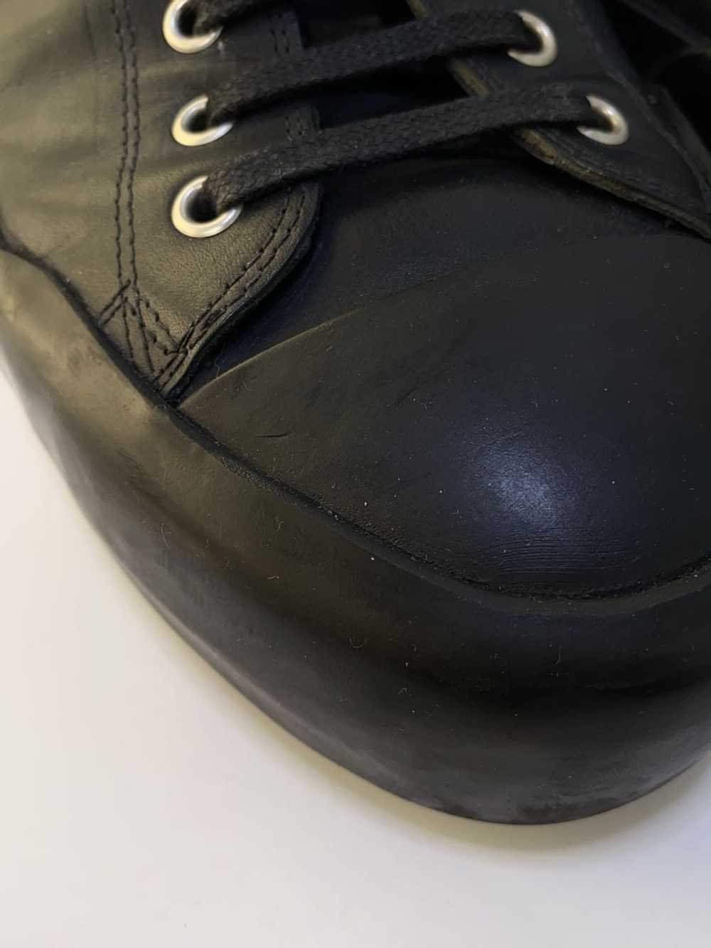 Jil Sander Low Cut Sneakers/43/Blk/Leather Shoes … - image 7