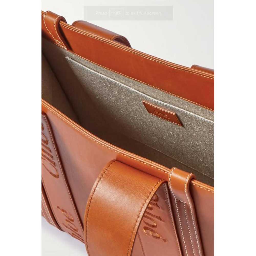 Chloé Leather tote - image 8