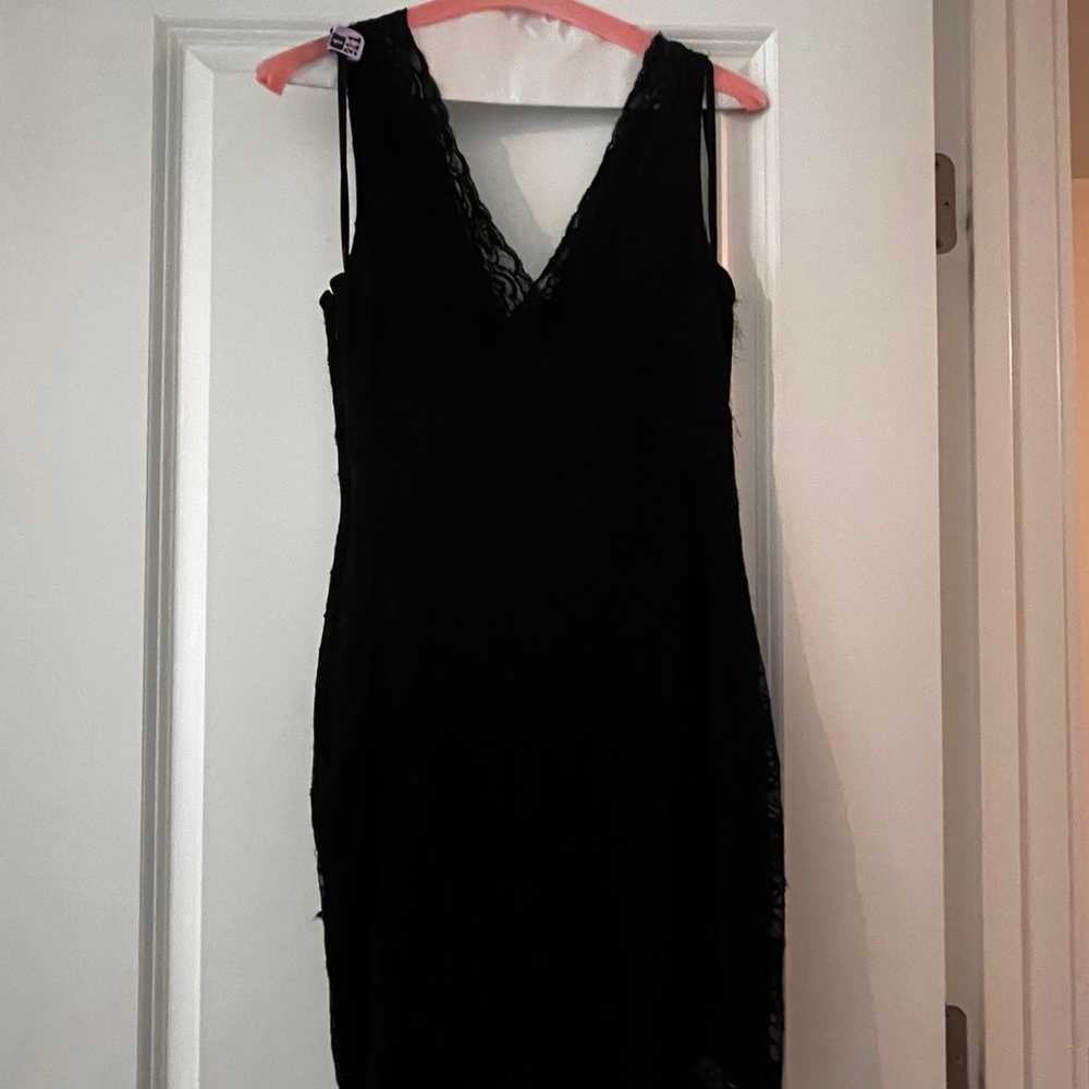 Black Lace BEBE Dress - S - image 2