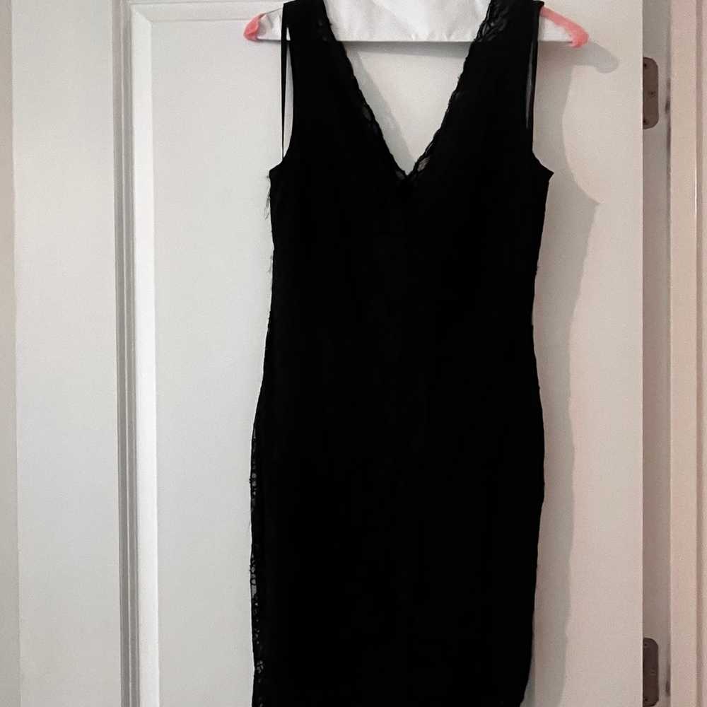 Black Lace BEBE Dress - S - image 4