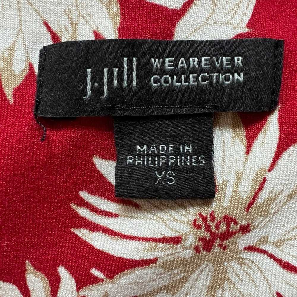 J. Jill Wearever Collection Perfect T-Shirt Red F… - image 7