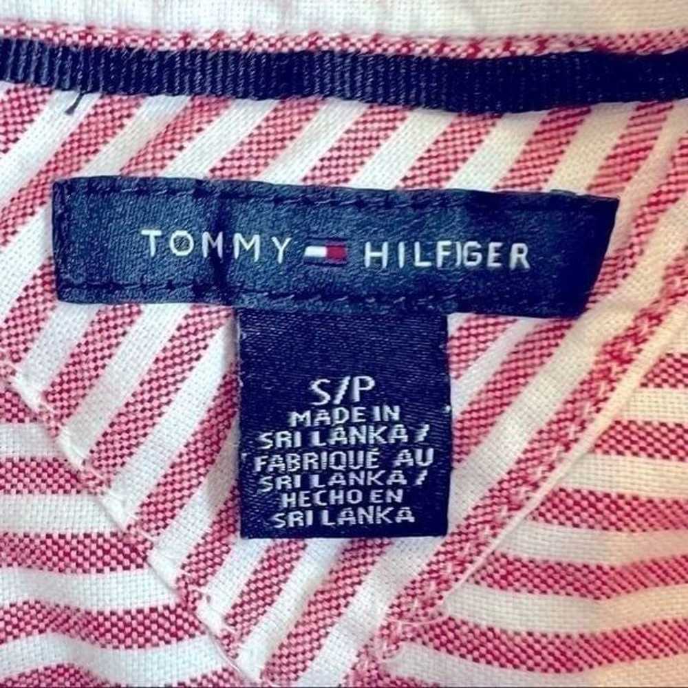 Tommy Hilfiger Sleeveless Button-Down Pin Stripe … - image 4