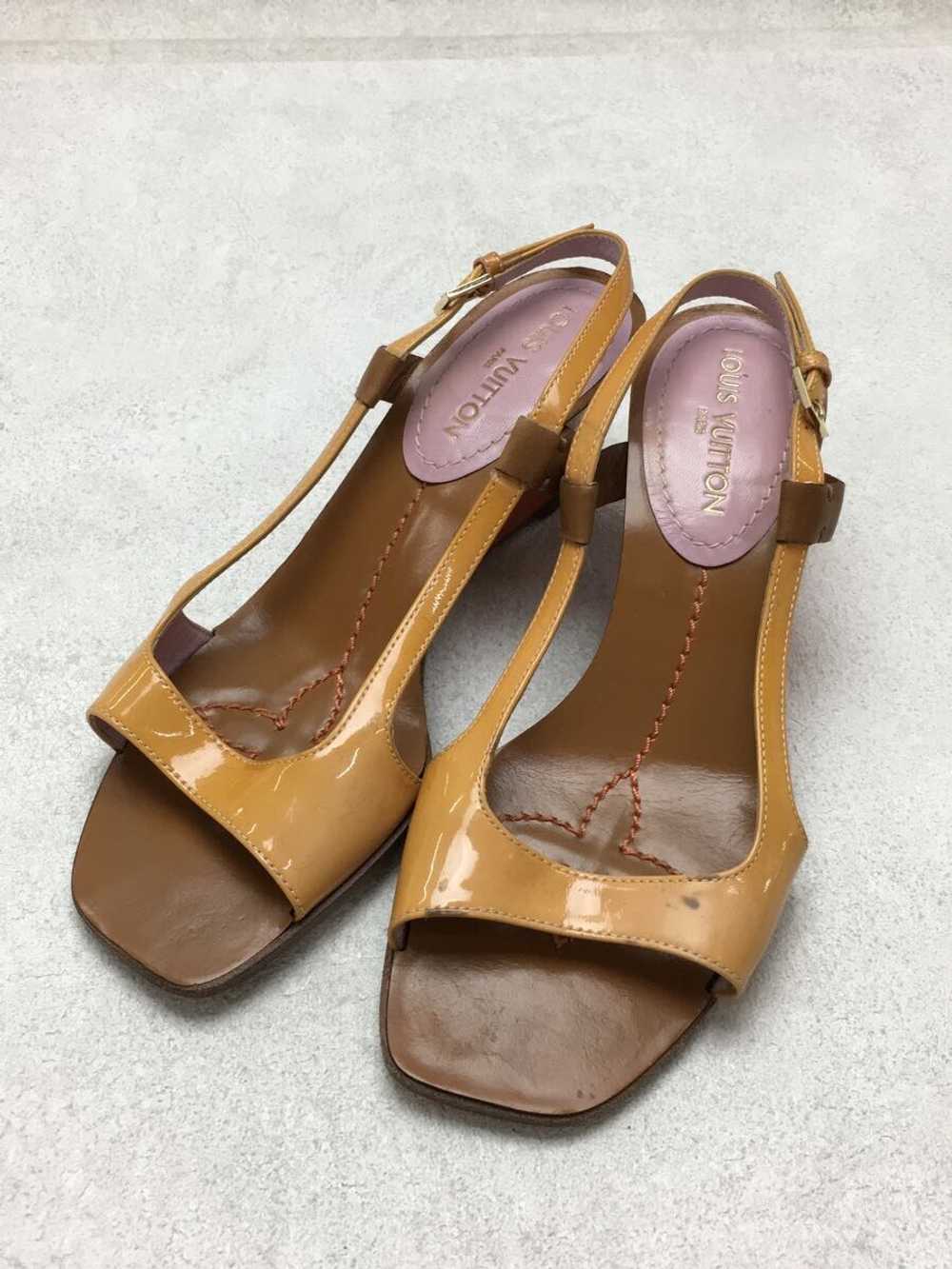Louis Vuitton Open Toe Belt Sandals/34/Beg/Enamel… - image 2