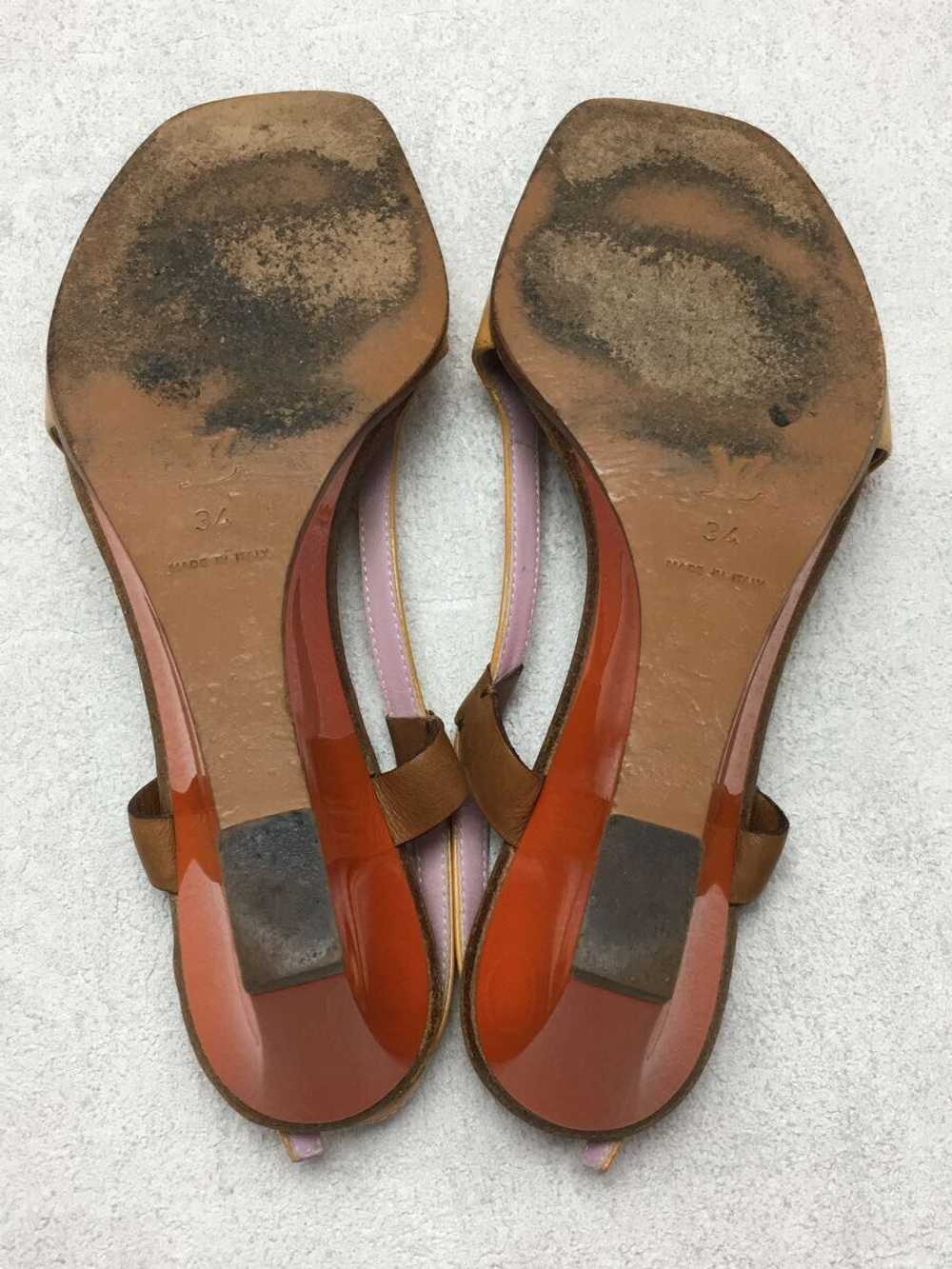 Louis Vuitton Open Toe Belt Sandals/34/Beg/Enamel… - image 4
