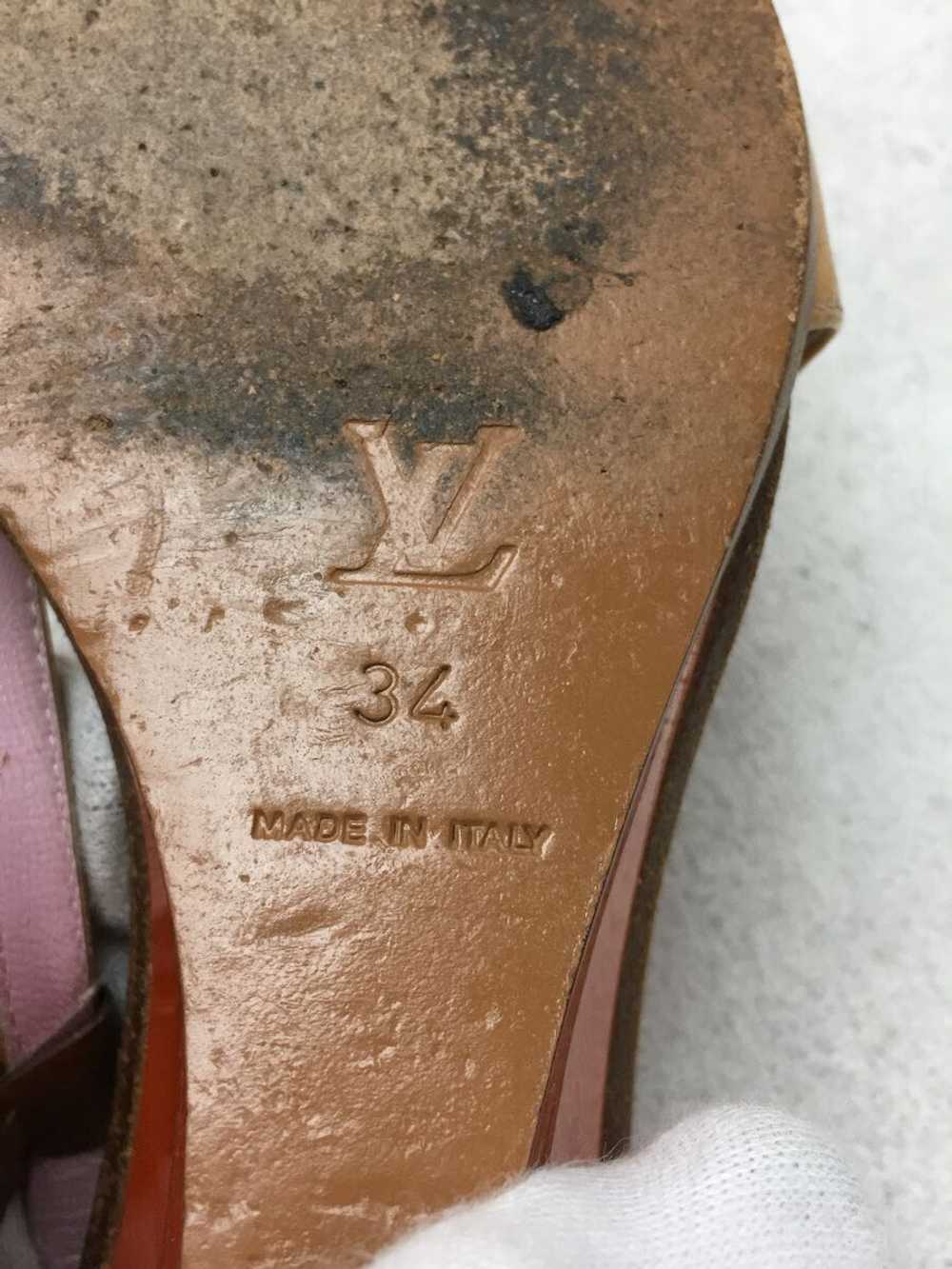 Louis Vuitton Open Toe Belt Sandals/34/Beg/Enamel… - image 5