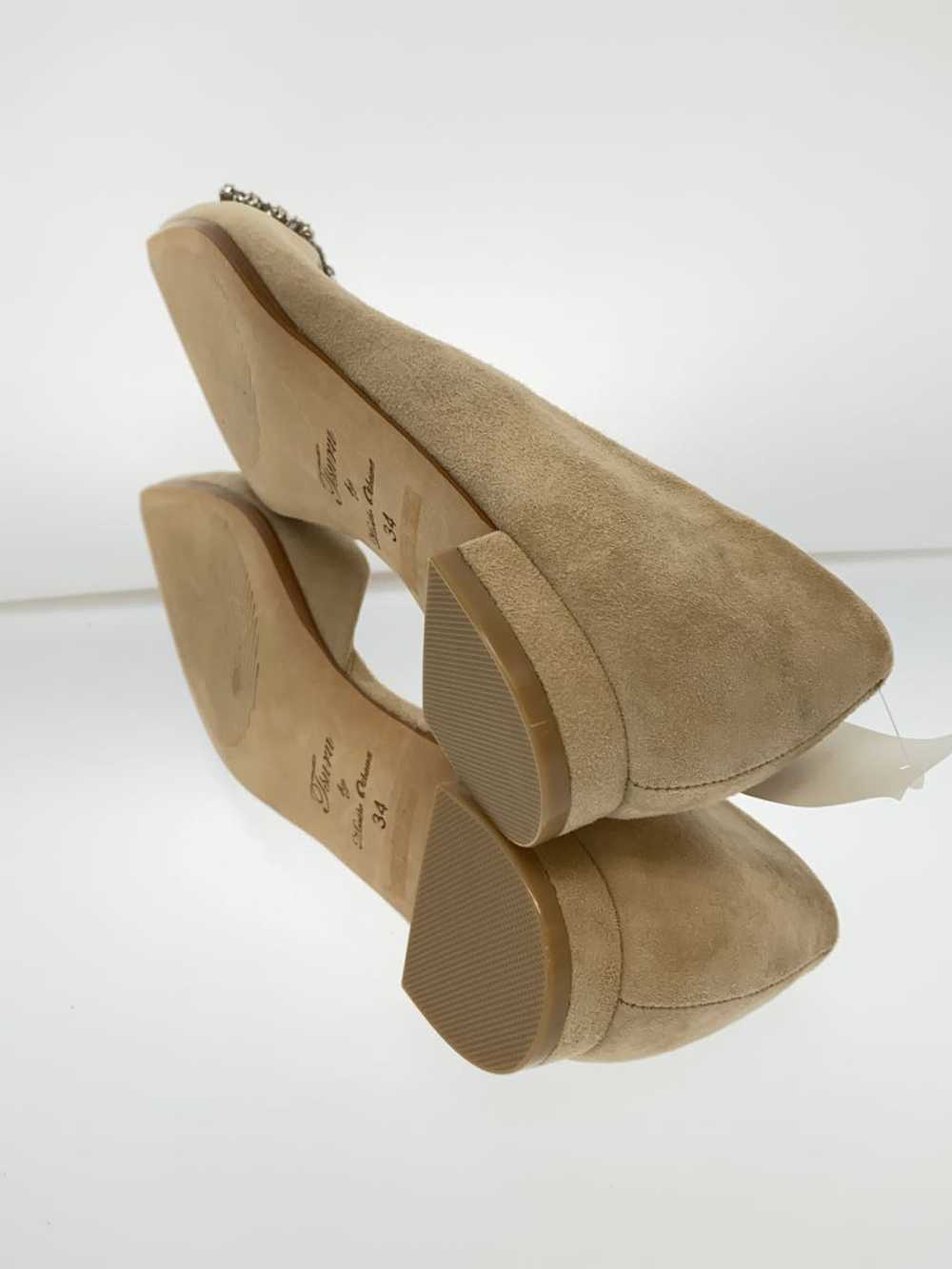 Tsuru By Mariko Oikawa Flat Pumps/34/Beg/Suede Sh… - image 4