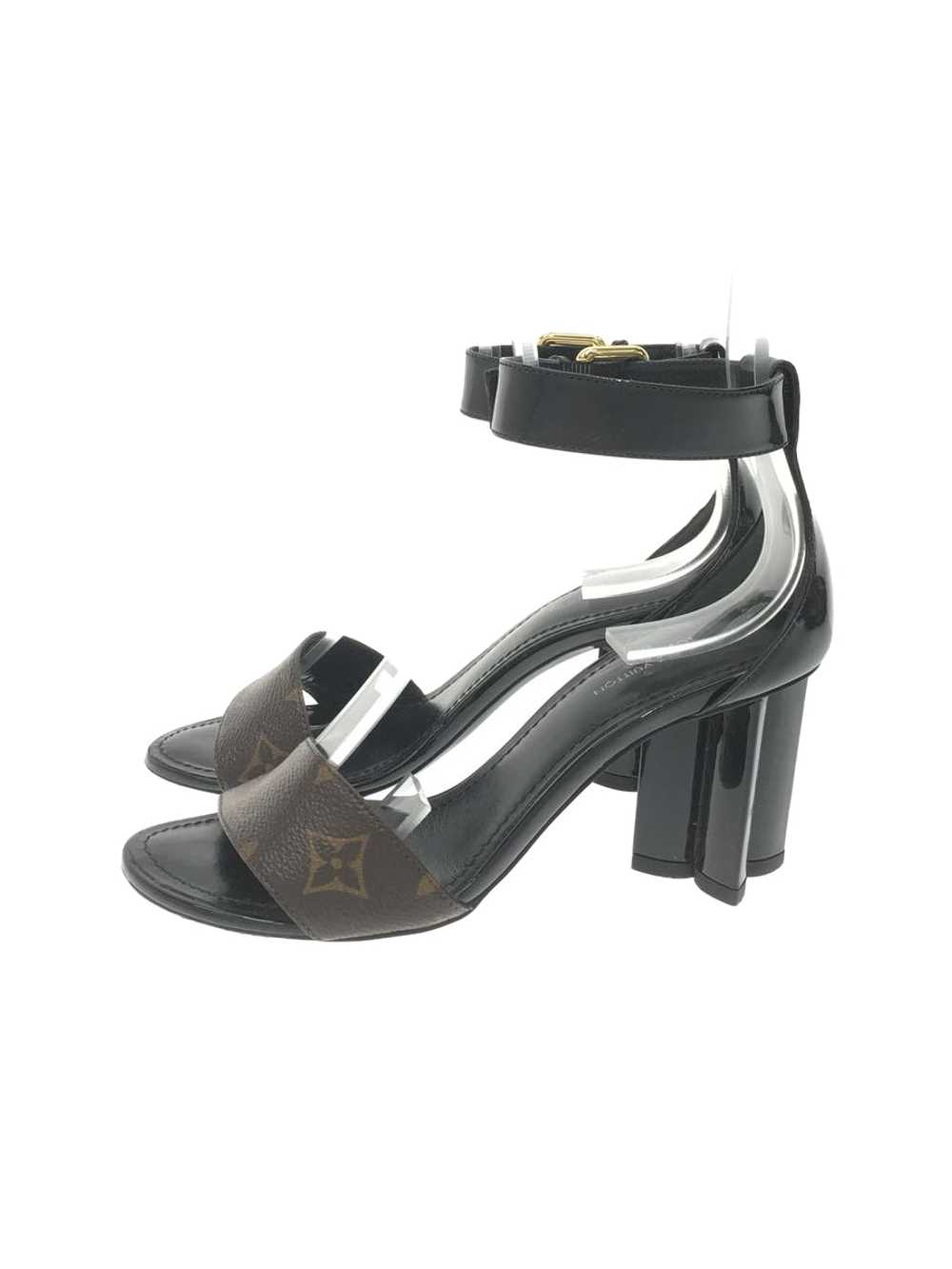 Louis Vuitton Sandals/34.5/Blk/Silhouette Line/Mo… - image 1
