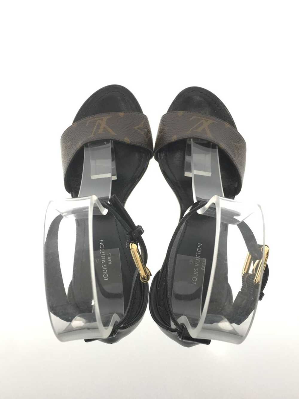 Louis Vuitton Sandals/34.5/Blk/Silhouette Line/Mo… - image 3