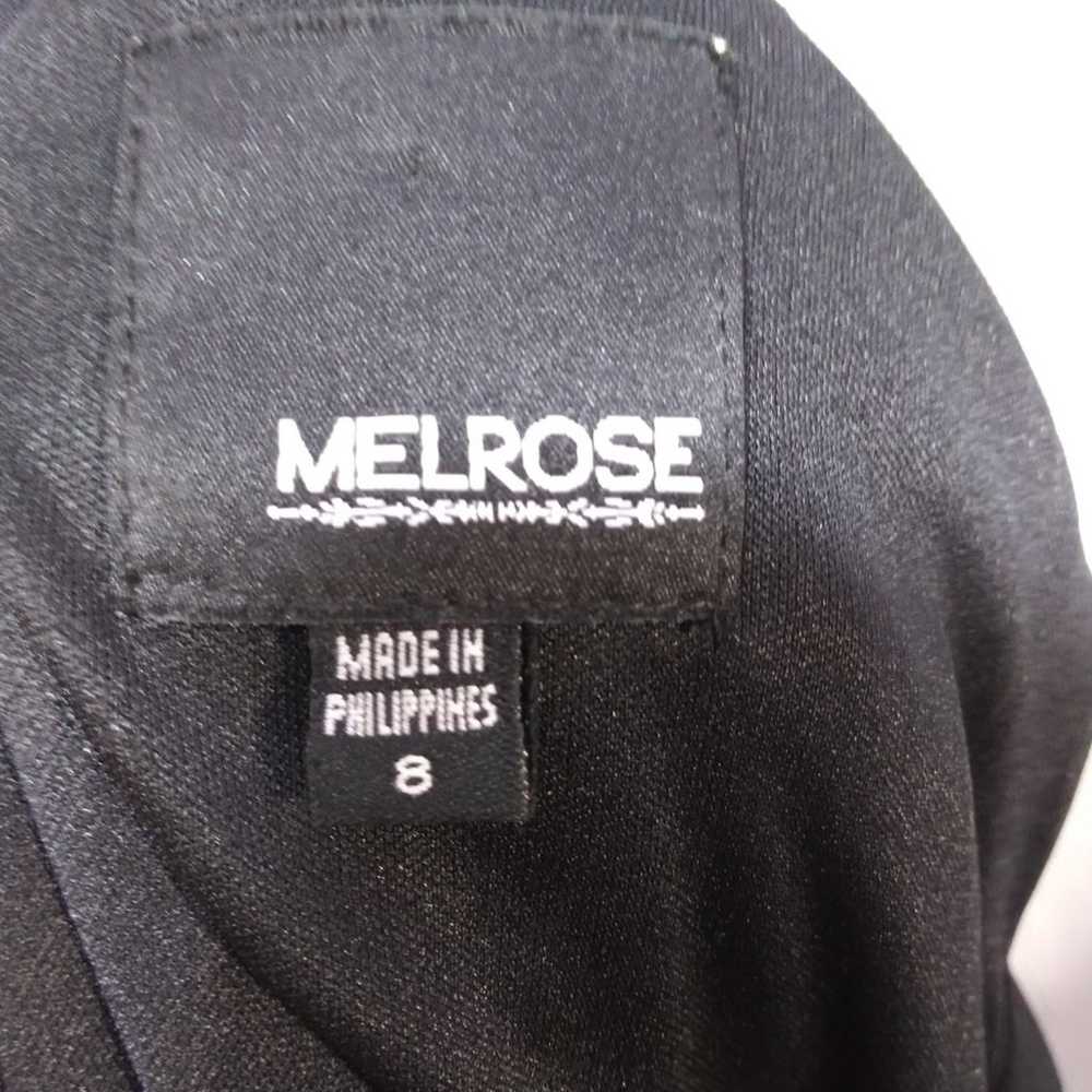 Melrose Black Beige Paisley Asymmetrical Dress Ha… - image 9
