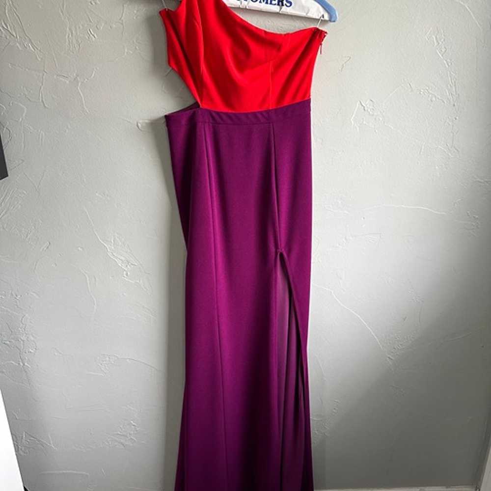 Lulus Pure Chic Red and Purple Asymmetrical One-S… - image 5