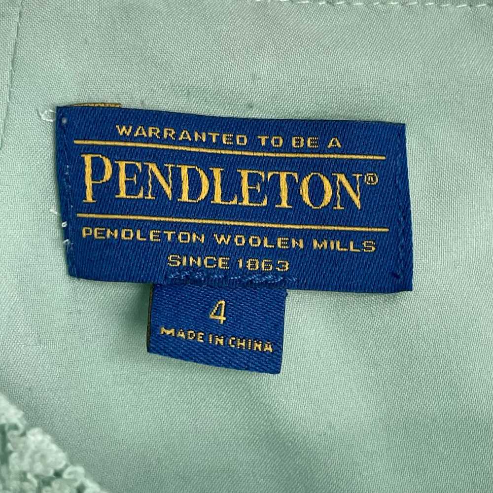 Pendleton Wollen Mills Mint Green Lace Shift Dres… - image 10