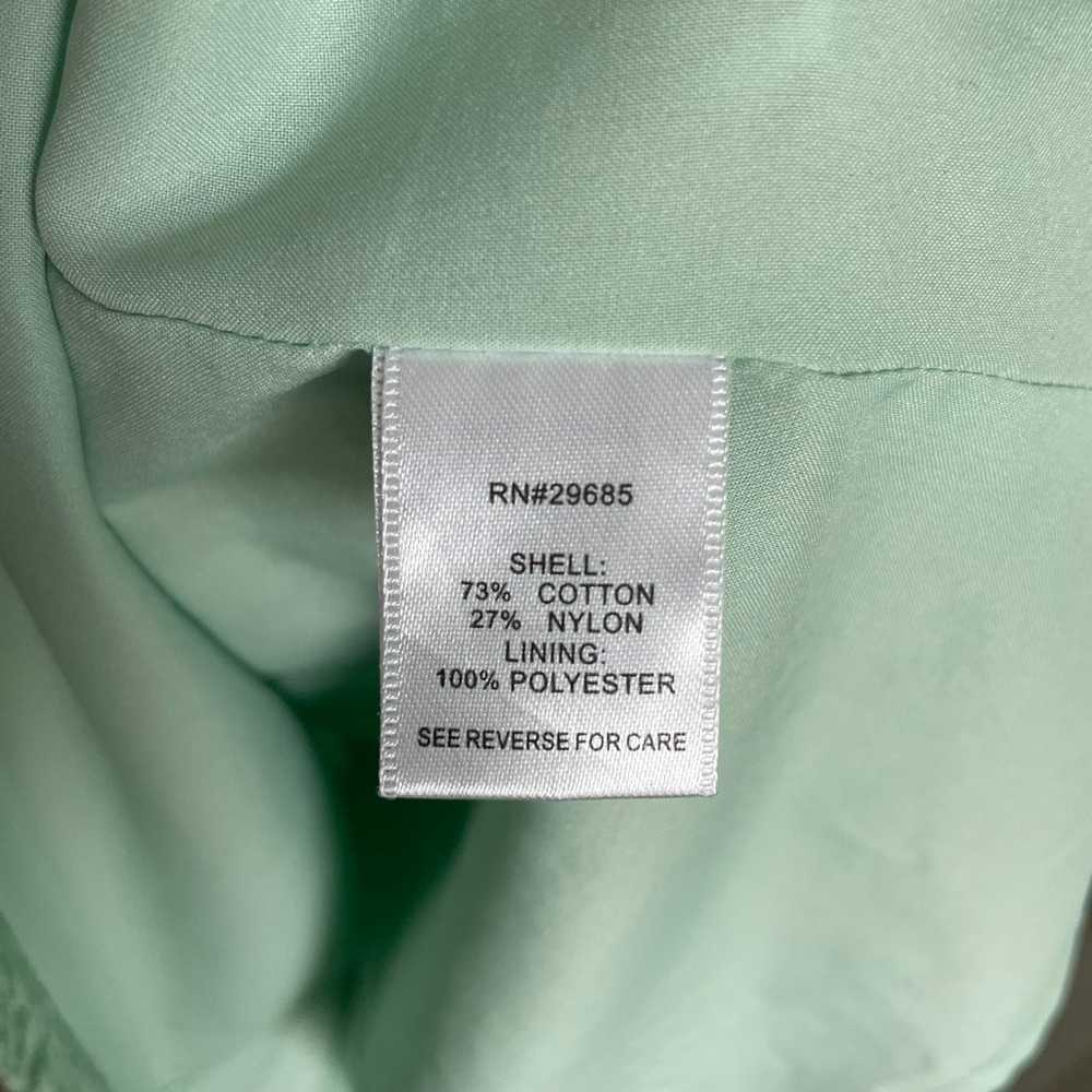 Pendleton Wollen Mills Mint Green Lace Shift Dres… - image 11