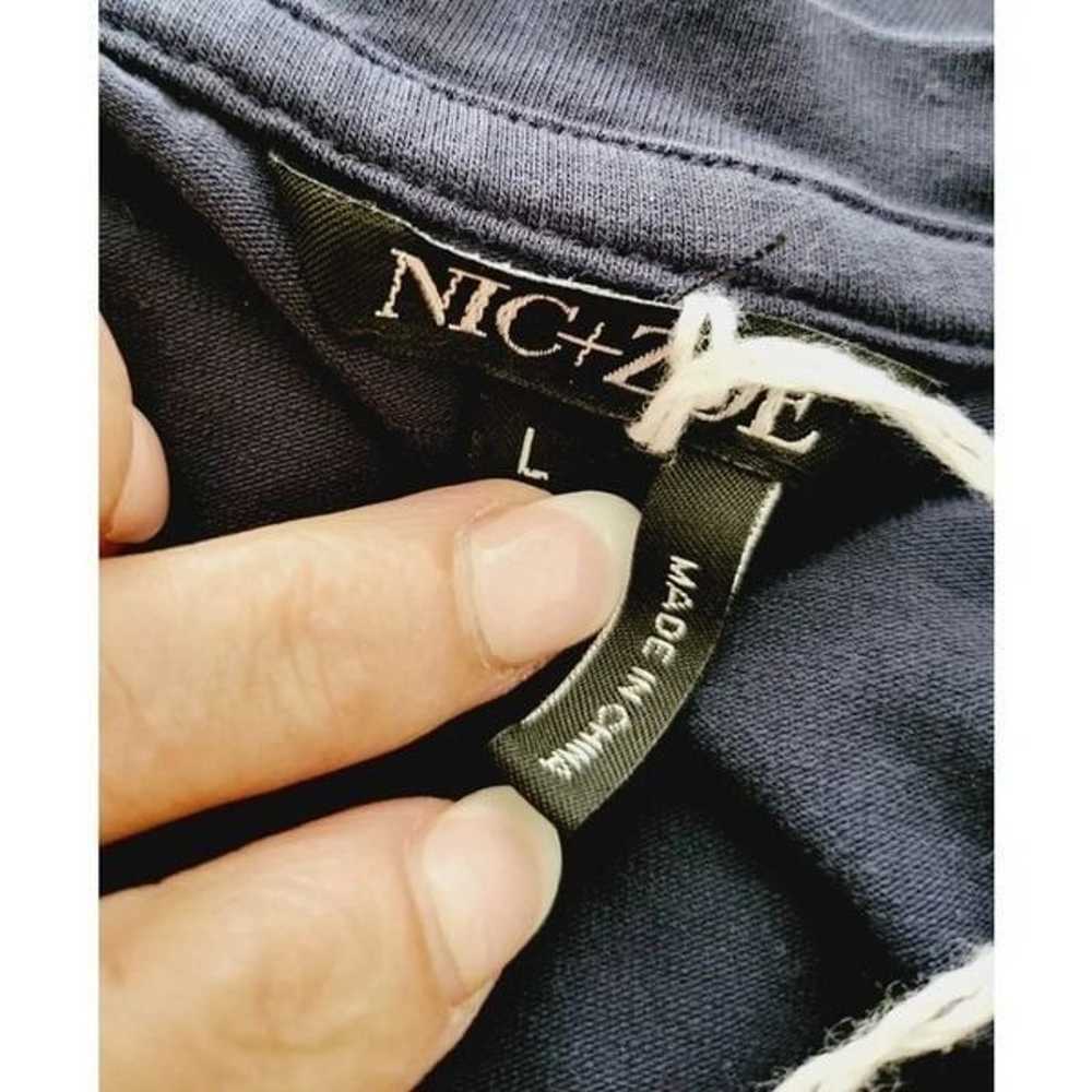 NIC+ZOE Pier Embroidered Shift Dress size Large - image 4