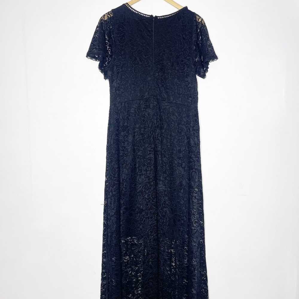Torrid Black Lace Maxi Dress Size 12 - image 3