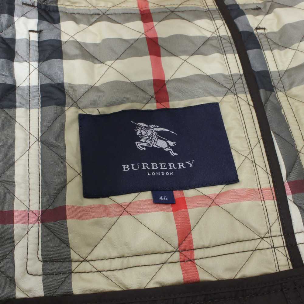 Burberry London Quilted Jacket Dark Brown Size 46… - image 4