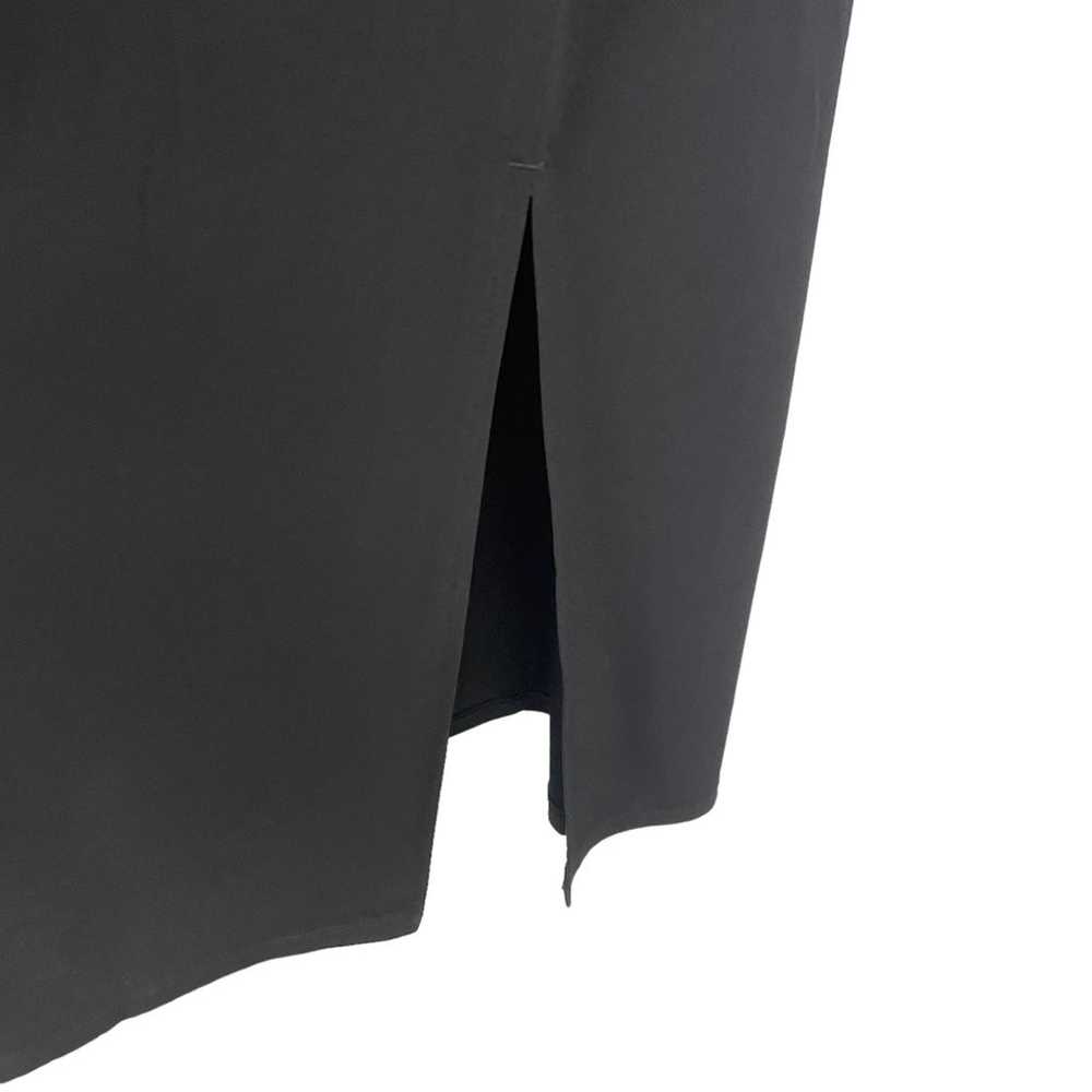 Chico's Short Sleeve Black Maxi Dress Women's 12 - image 4