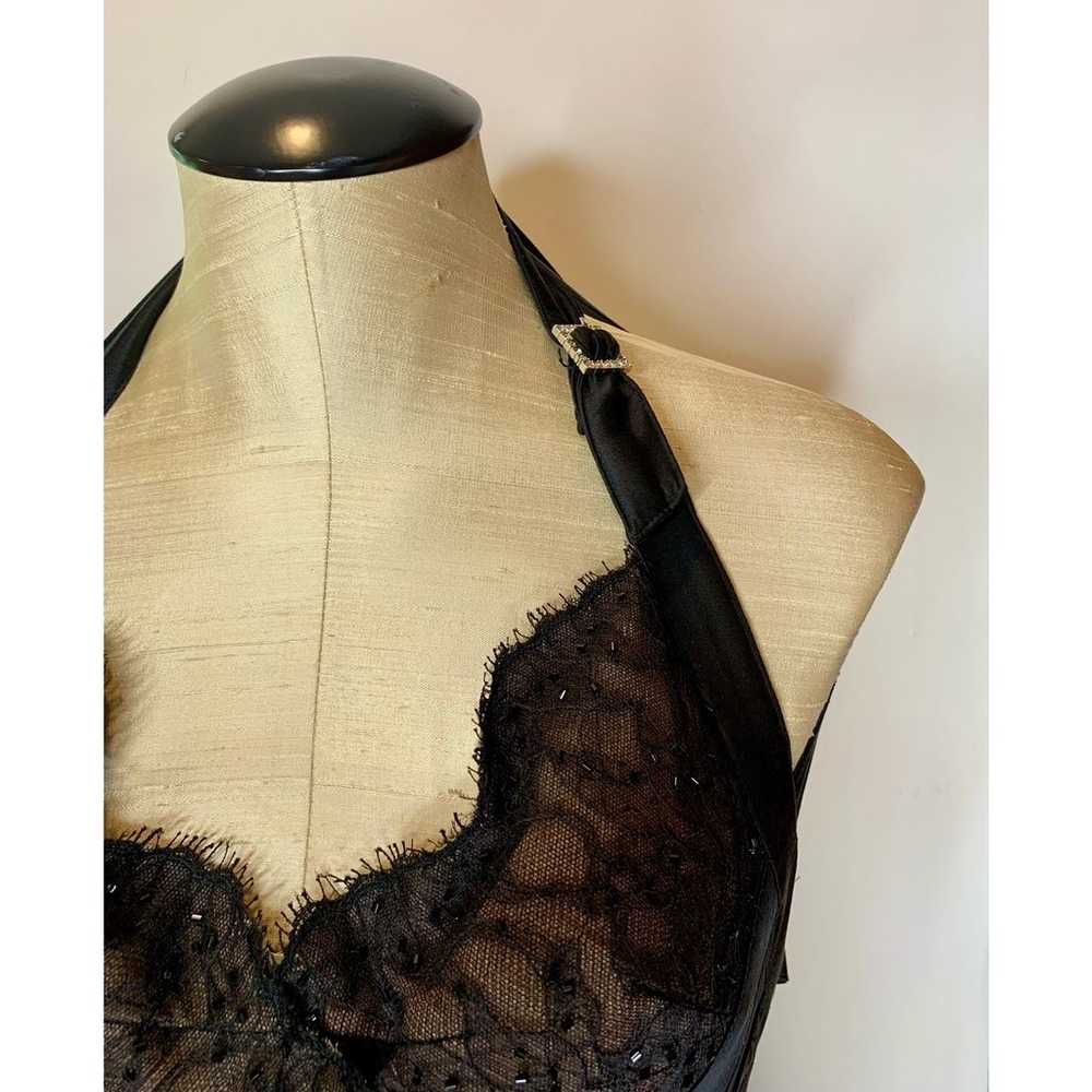 Niteline hi low halter beaded corset cocktail dre… - image 3