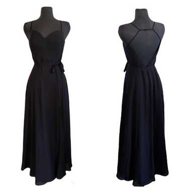 Azazie Formal/Bridesmaid Long Dress Color Black ch