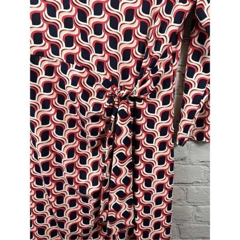 Talbots Women’s Side Tie Swirl Print Sheath Dress… - image 5