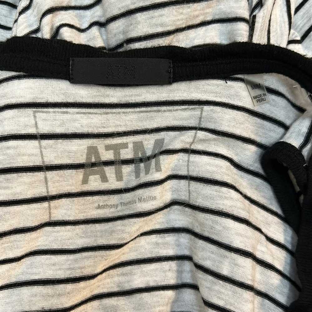 ATM Anthony Thomas Melillo Striped Jersey Tank Dr… - image 4