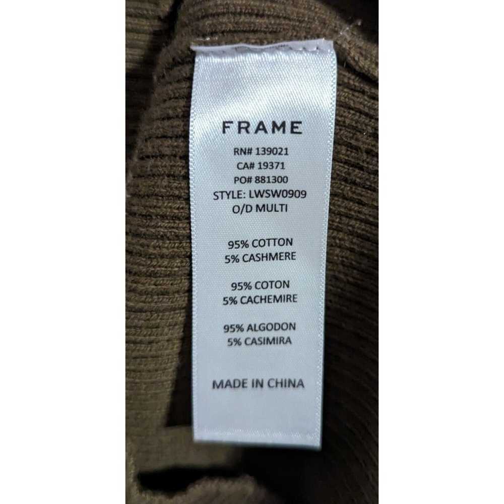 FRAME Striped Rib Knit Midi Dress Women's Size XS… - image 4