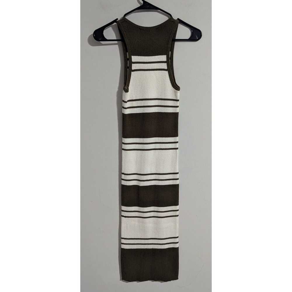 FRAME Striped Rib Knit Midi Dress Women's Size XS… - image 6