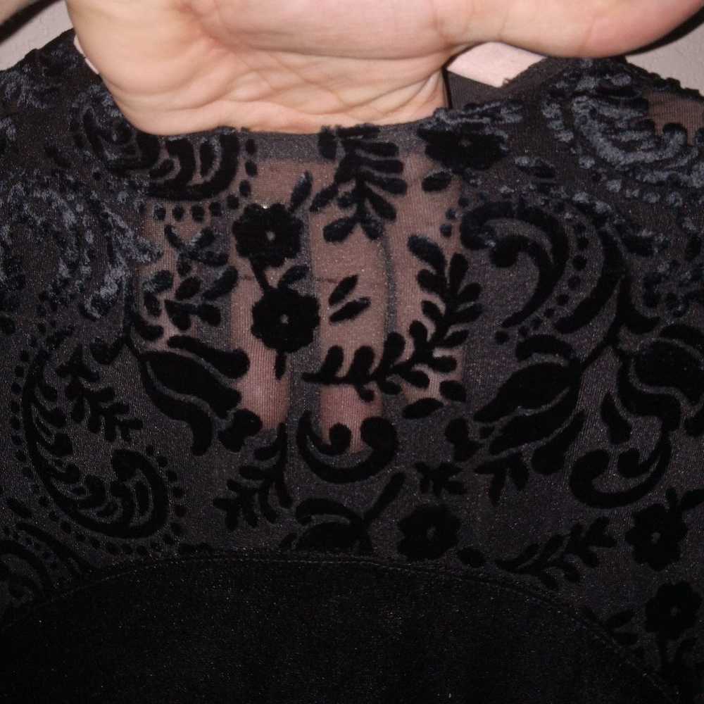 90s velvet gown - image 3