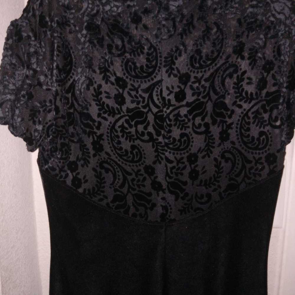 90s velvet gown - image 5