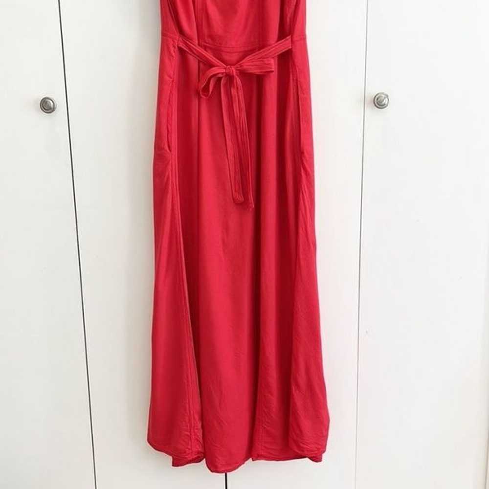 Anthropologie Maeve Tate Button Down Red Maxi Dre… - image 7